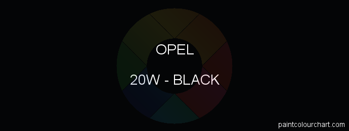 Opel paint 20W Black