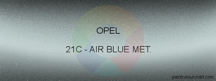 Opel paint 21C Air Blue Met.