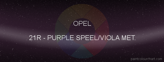 Opel paint 21R Purple Speel/viola Met.