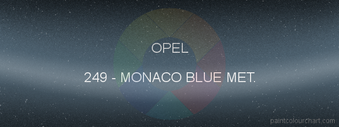 Opel paint 249 Monaco Blue Met.