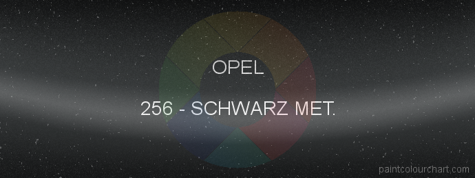 Opel paint 256 Schwarz Met.