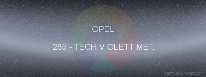 Opel paint 265 Tech Violett Met.