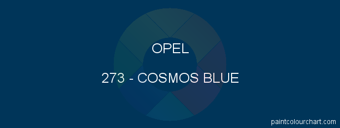 Opel paint 273 Cosmos Blue