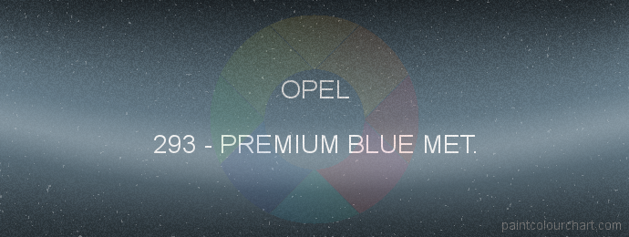 Opel paint 293 Premium Blue Met.