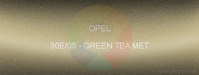 Opel paint 30E/05 Green Tea Met.