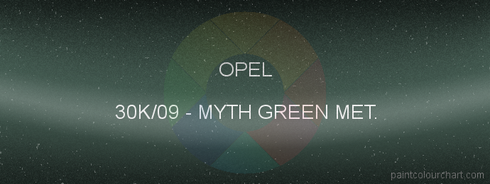 Opel paint 30K/09 Myth Green Met.