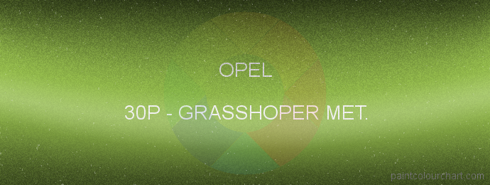 Opel paint 30P Grasshoper Met.