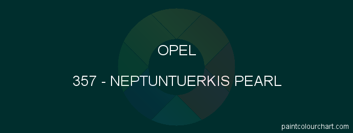 Opel paint 357 Neptuntuerkis Pearl