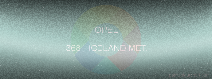 Opel paint 368 Iceland Met.