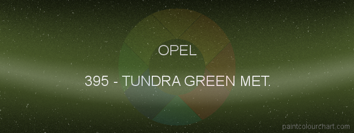 Opel paint 395 Tundra Green Met.