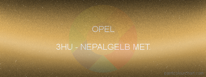 Opel paint 3HU Nepalgelb Met.