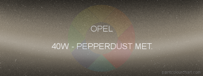 Opel paint 40W Pepperdust Met.