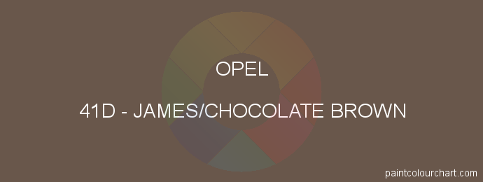 Opel paint 41D James/chocolate Brown