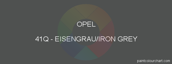 Opel paint 41Q Eisengrau/iron Grey