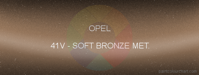 Opel paint 41V Soft Bronze Met.