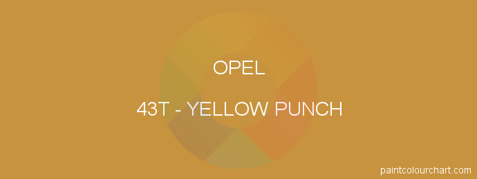 Opel paint 43T Yellow Punch