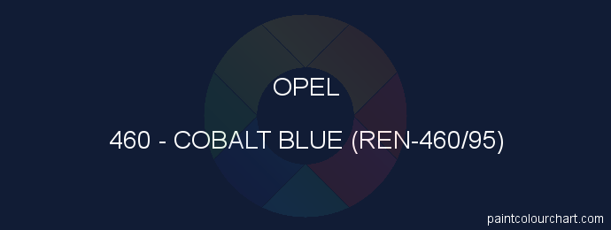 Opel paint 460 Cobalt Blue (ren-460/95)