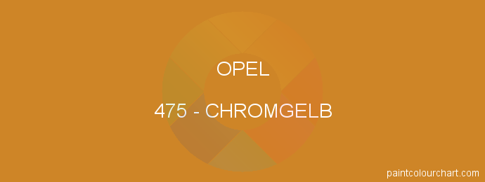 Opel paint 475 Chromgelb