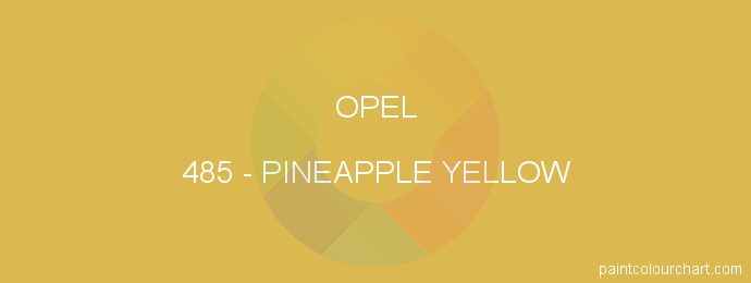 Opel paint 485 Pineapple Yellow