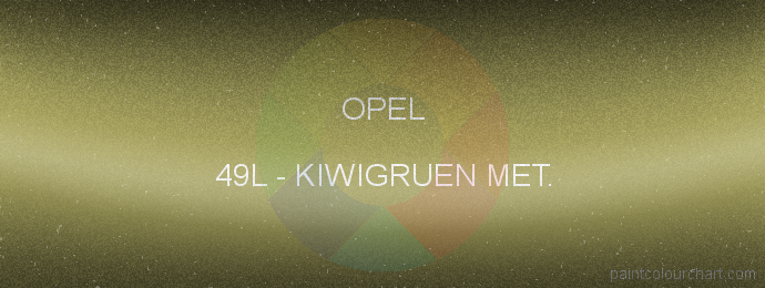 Opel paint 49L Kiwigruen Met.