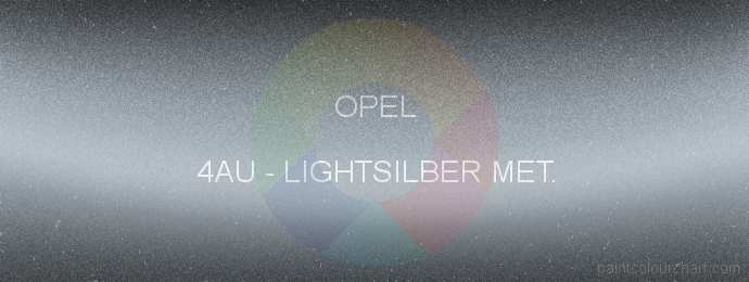 Opel paint 4AU Lightsilber Met.