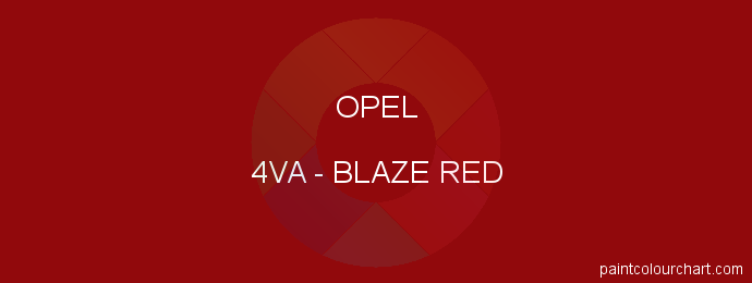Opel paint 4VA Blaze Red