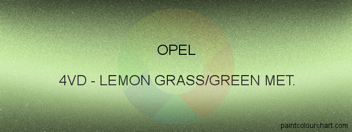 Opel paint 4VD Lemon Grass/green Met.