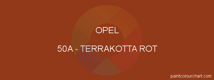 Opel paint 50A Terrakotta Rot