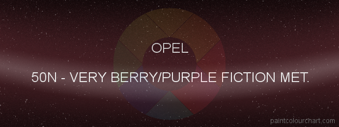 Opel paint 50N Very Berry/purple Fiction Met.