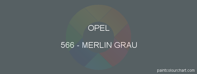 Opel paint 566 Merlin Grau