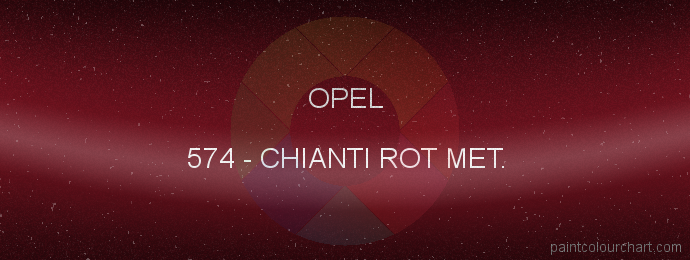 Opel paint 574 Chianti Rot Met.