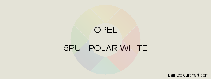 Opel paint 5PU Polar White