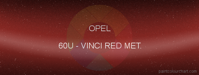 Opel paint 60U Vinci Red Met.