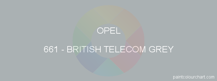 Opel paint 661 British Telecom Grey