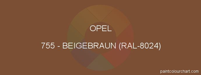 Opel paint 755 Beigebraun (ral-8024)