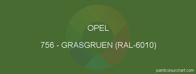 Opel paint 756 Grasgruen (ral-6010)