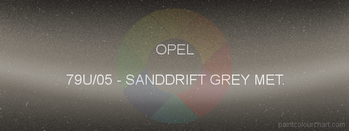 Opel paint 79U/05 Sanddrift Grey Met.