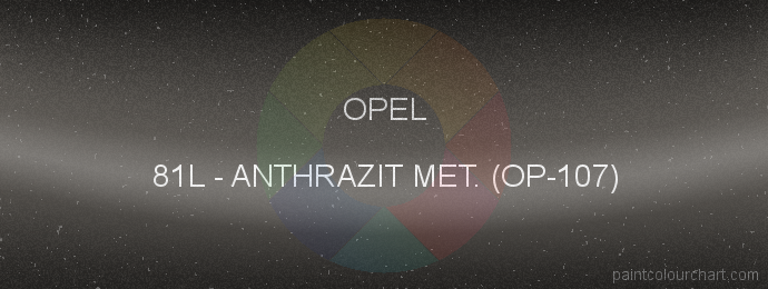 Opel paint 81L Anthrazit Met. (op-107)