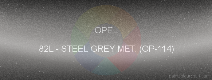 Opel paint 82L Steel Grey Met. (op-114)