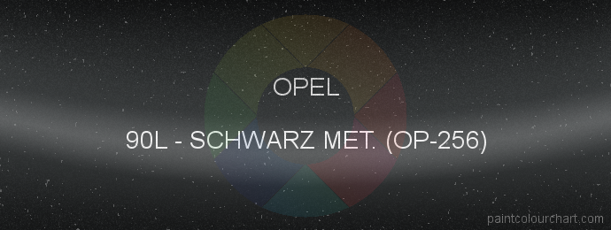 Opel paint 90L Schwarz Met. (op-256)