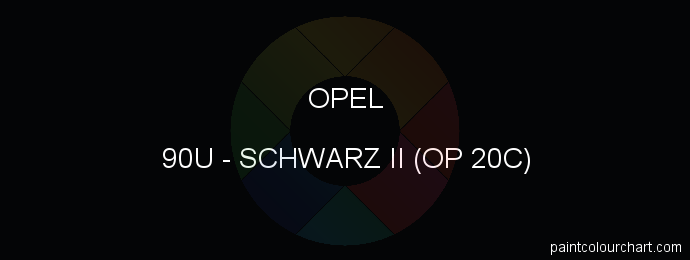 Opel paint 90U Schwarz Ii (op 20c)