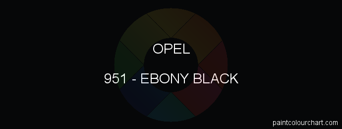 Opel paint 951 Ebony Black