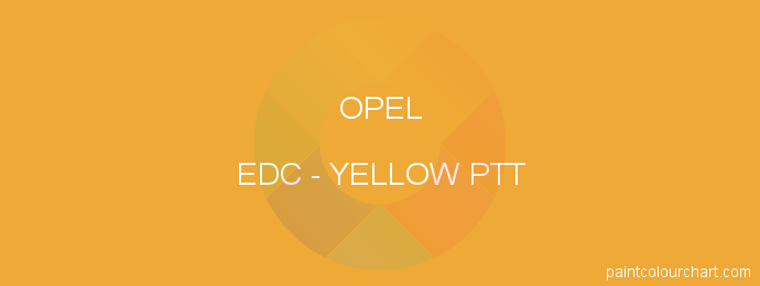 Opel paint EDC Yellow Ptt