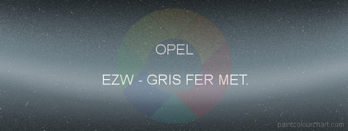 Opel paint EZW Gris Fer Met.