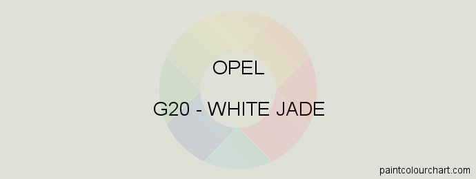 Opel paint G20 White Jade
