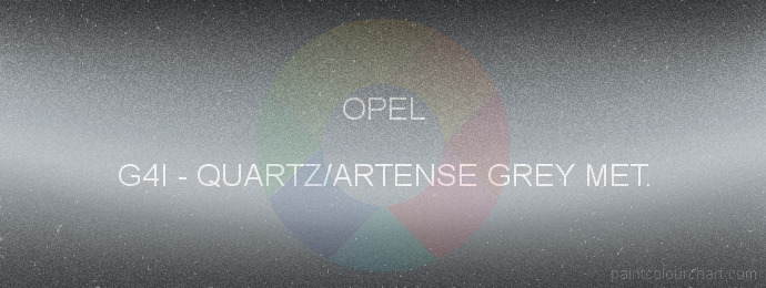 Opel paint G4I Quartz Grey Met.