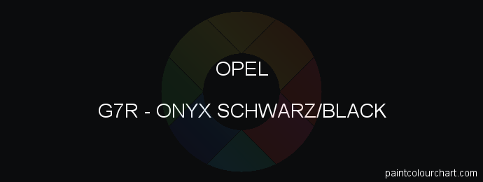 Opel paint G7R Onyx Schwarz/black