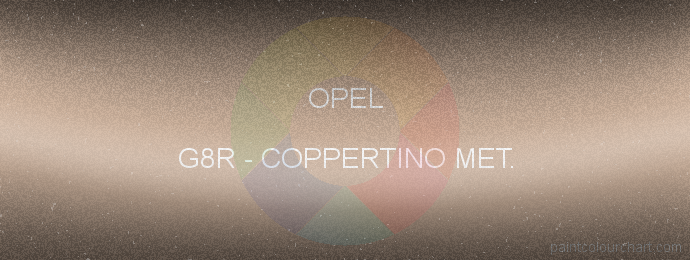 Opel paint G8R Coppertino Met.