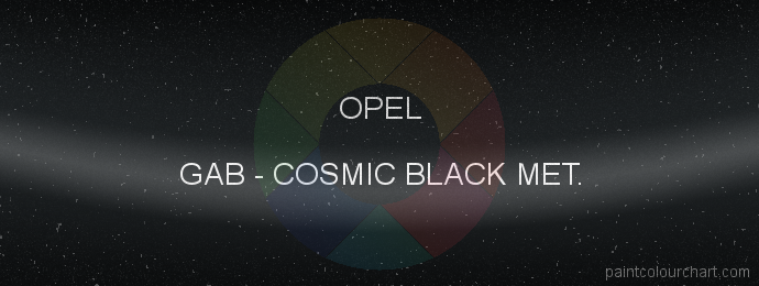 Opel paint GAB Cosmic Black Met.