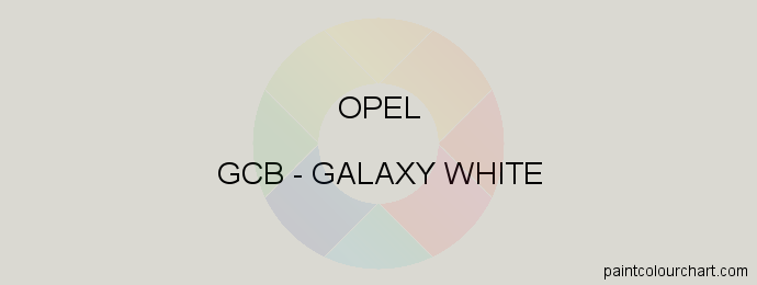 Opel paint GCB Galaxy White